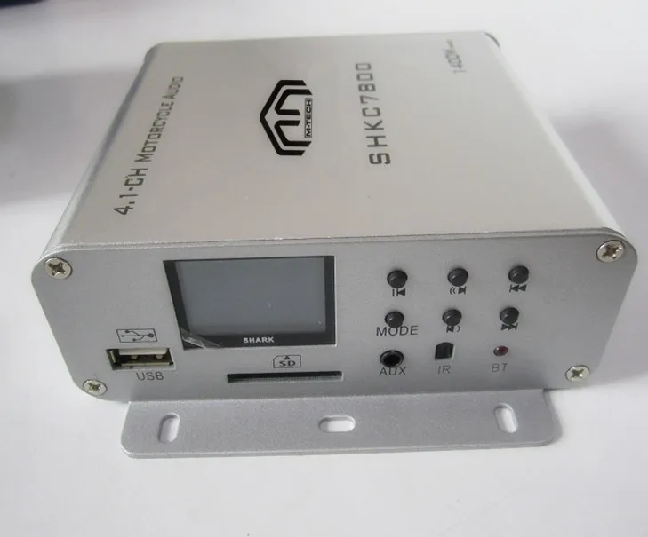 4.1ch 1400 ватт с подключенным накопителем USB AUX мотоцикл аудио система для UTV ATV гольф-карт морской аудио