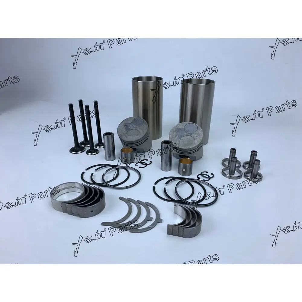 Z402 Engine Overhaul Kit With Piston Rings Liner Engine Valves Bearings Set for Kubota 3