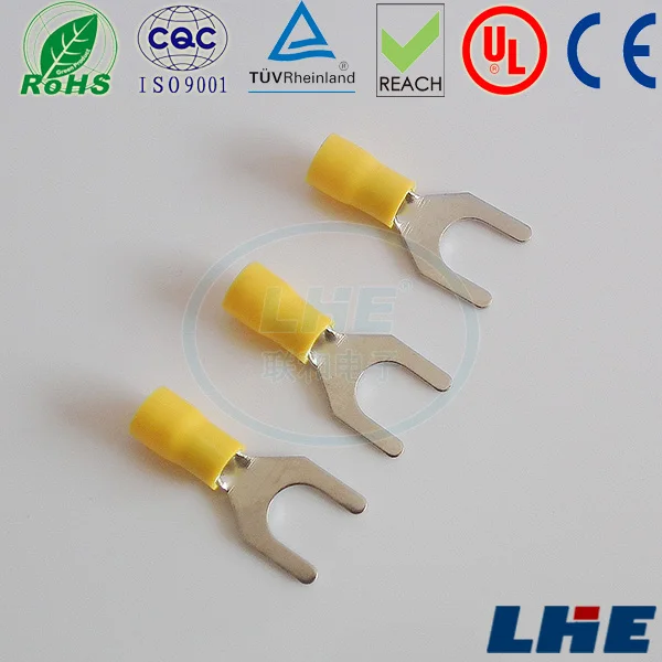Fork Cable Terminals Electrical Connectors Types