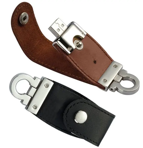 Best selling PU leather 8GB usb key custom logo pendrive 4GB 16GB 32GB 64GB memory stick usb flash drives - ANKUX.COM