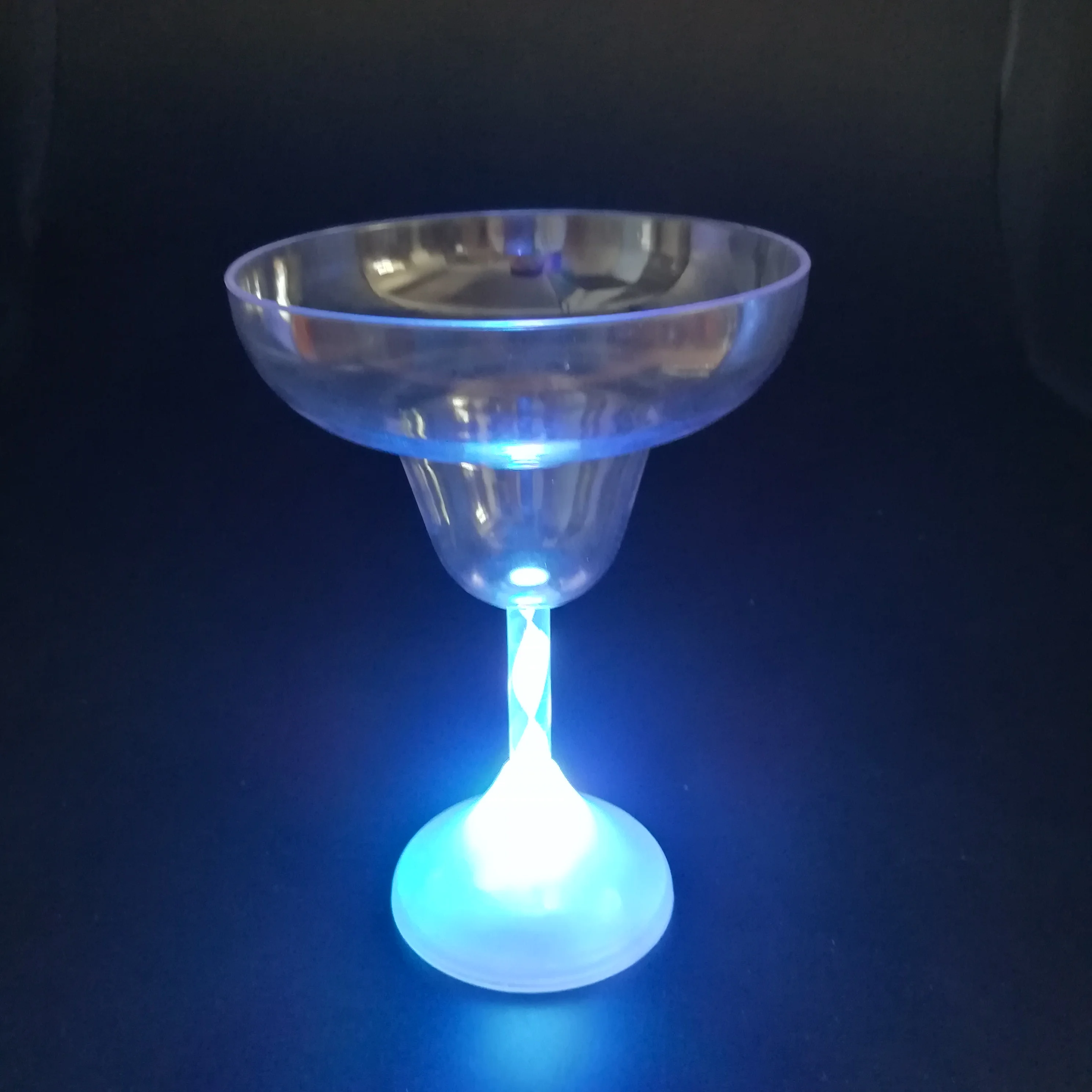 Colorful Led Flashing Cup Lighting up Margarita Glass