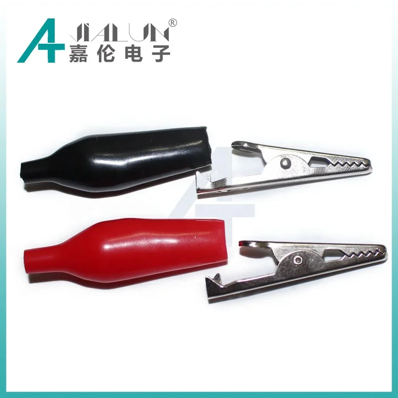 JIALUN пластиковый маленький зажим типа крокодил для тестовых проводов соединительные провода