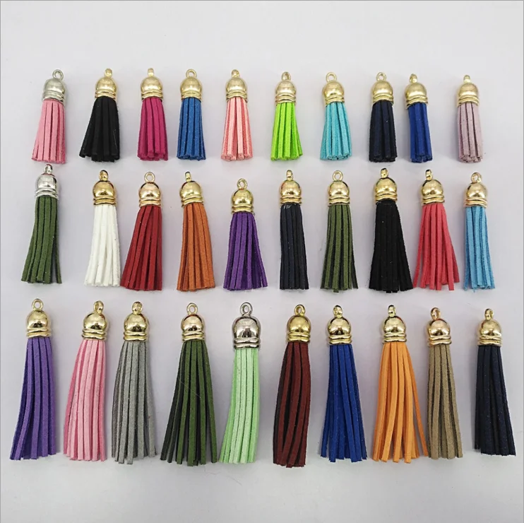 
 Ювелирные изделия Yongze, оптовая продажа, высокое качество, замша, Южная Корея, бархат, декоративные кисточки, ключи, бахрома, Кожаные Кисточки  