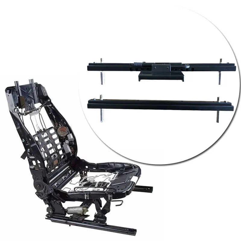 Car Seat Front and Rear Moving Slide Seat Double Lock Extended Rail