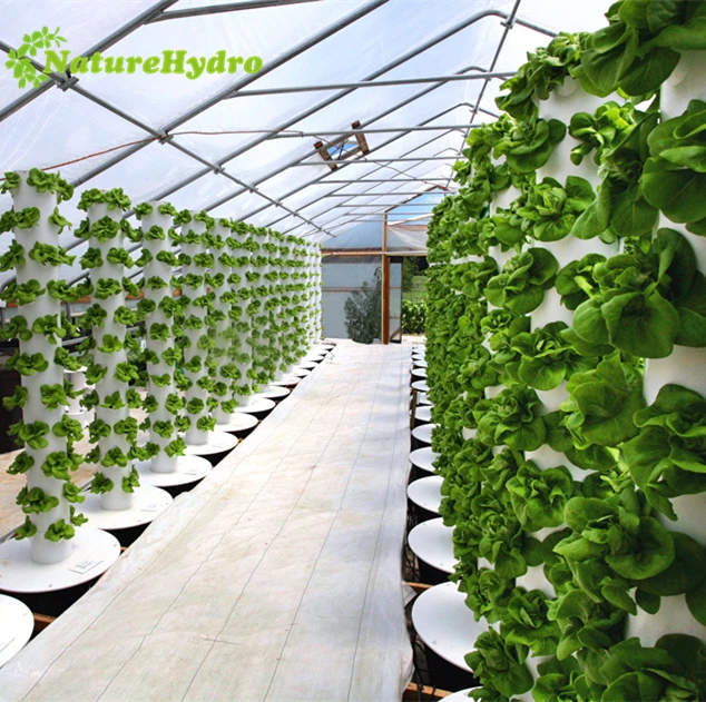 Stackable Hydroponic Tower Garden Vertical Aeroponics Tower