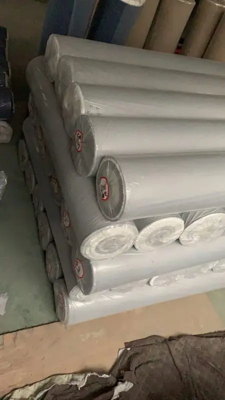 
 Custom cationic waterproof flexible polyester faux linen craft fabric for tent  