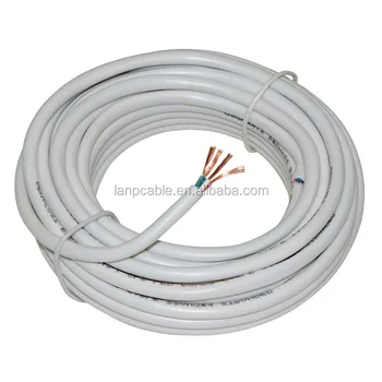 4 Core Cable 22awg White Speaker Cable Zip Power Wire