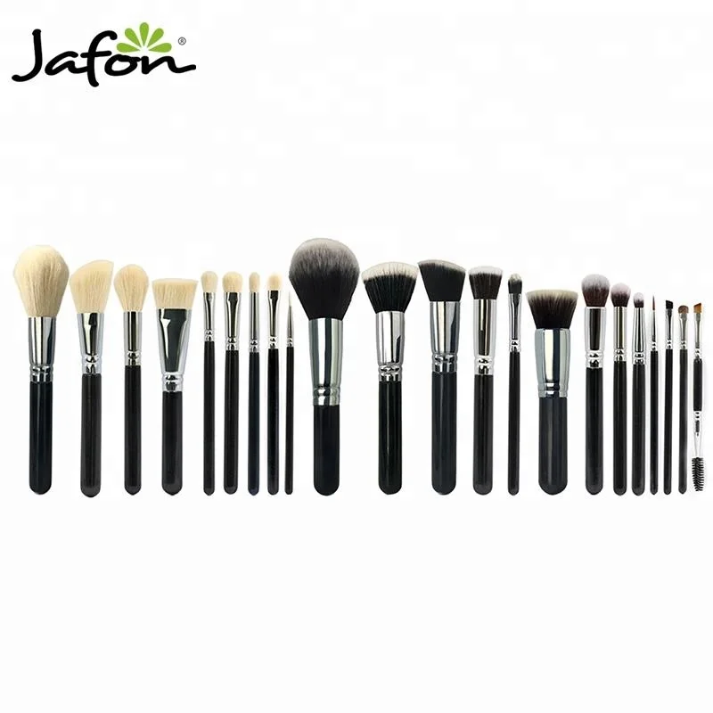 22pcs Professinal Copper Ferrule and Animal Hair Top-quality Branded Makeup Brush Kit