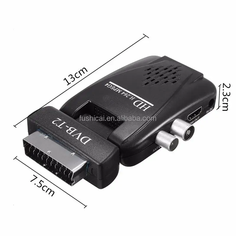 Zephir decoder dvb/t2 hevc display telec. usb/hdmi/scart zdvbt2