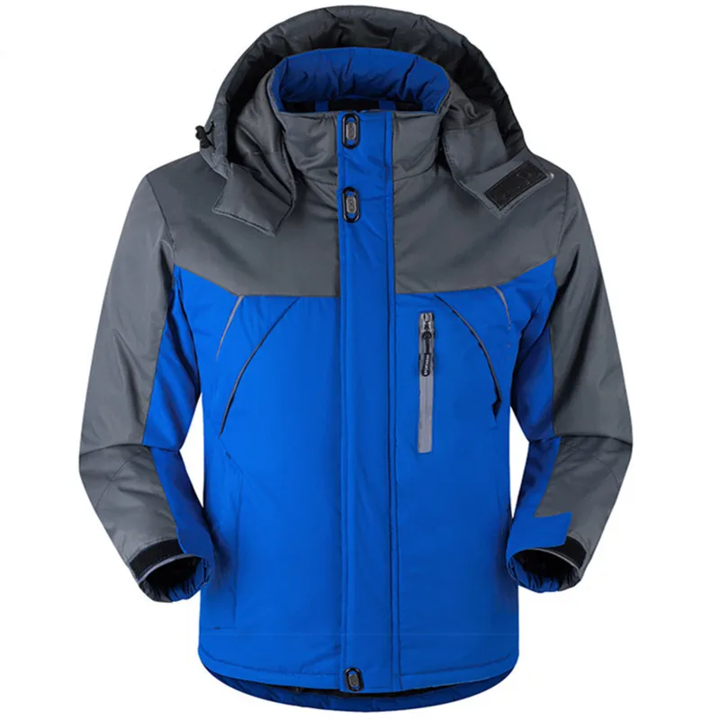 Men Winter Thick Veet Windproof Down Coat High Quality Male Waterproof Jacket_voghion.com