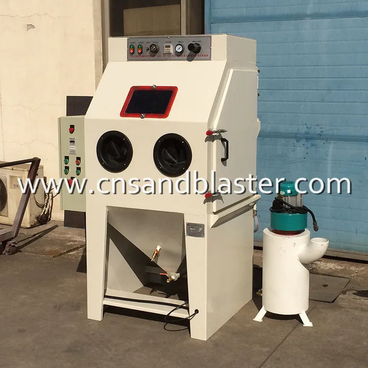 Wet Sand Blast Cabinet Sandblasting Machine Water Used Buy Water Sand Blasting Machine Wet Blasting Cabinet Washing Machine Cabinet Product On Alibaba Com