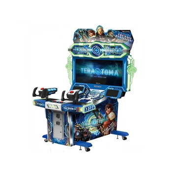 hotselling coin operated tera toma arcade shooting gun video simulator game machine for sale
