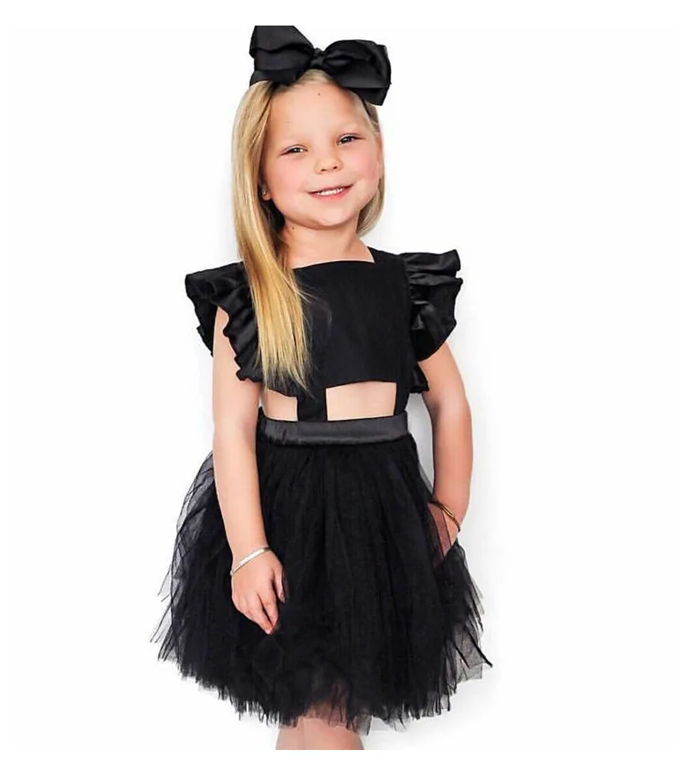 Комбинация для девочек спинки платье без рукавов Голый живот Летнее бальное платье