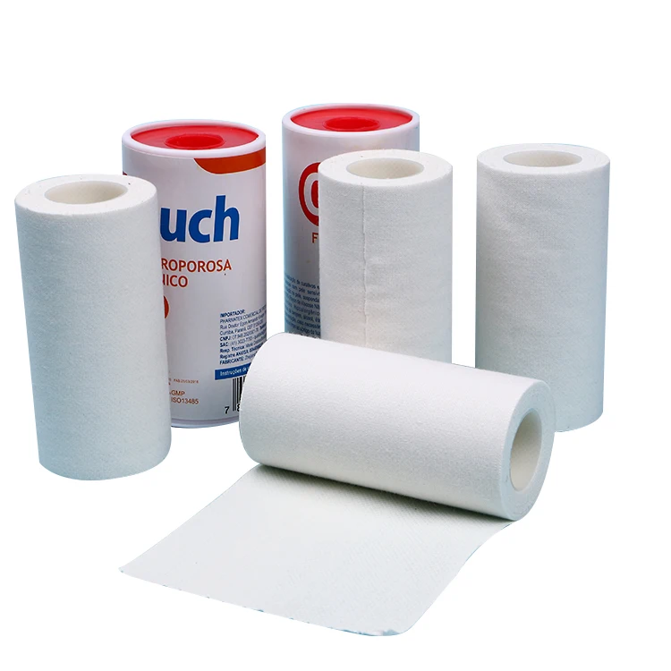 Zinc Oxide Adhesive Plaster Medical Sparadrap Cotton Fabric Surgical Cloth Tape