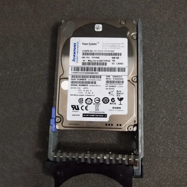 
 100% рабочий и оригинальный SAS MSA2 2,5 дюйма 1,2 ТБ 12g 10k MDL HDD 787648-001  
