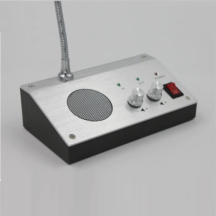 Two Way Bank Counter Window Intercom System Speaker