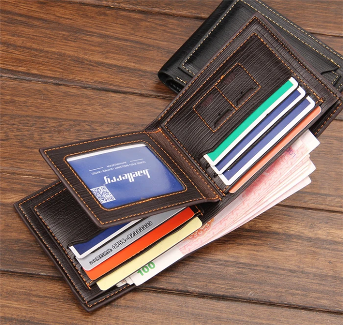 German Style Men Wallet with Removable Card Holder