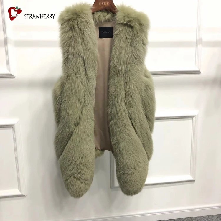 2018 gran oferta Chaleco de piel de moda para mujer Xxx Chaleco de