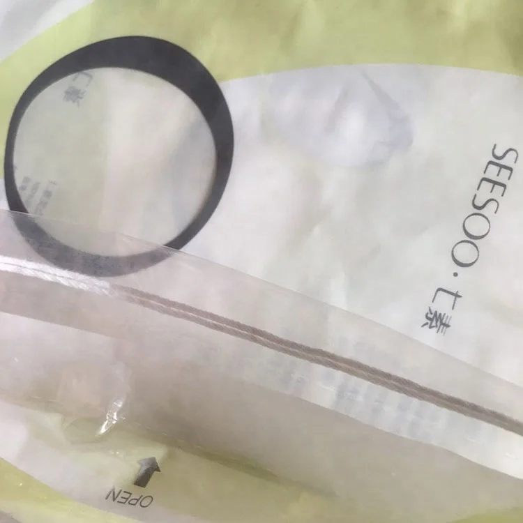 Factory direct PE materialized drawstring beam plastic bag for cotton cosmetic packaging