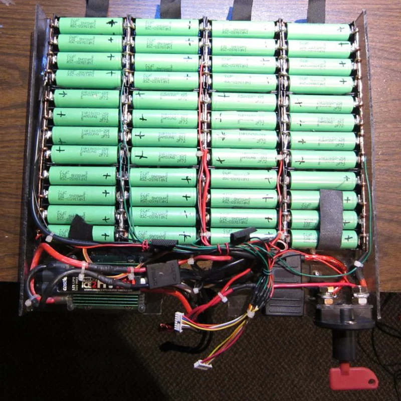 Large Li-Ion Battery Pack 10000mah 44.4v - HJBP 18650-12S1P