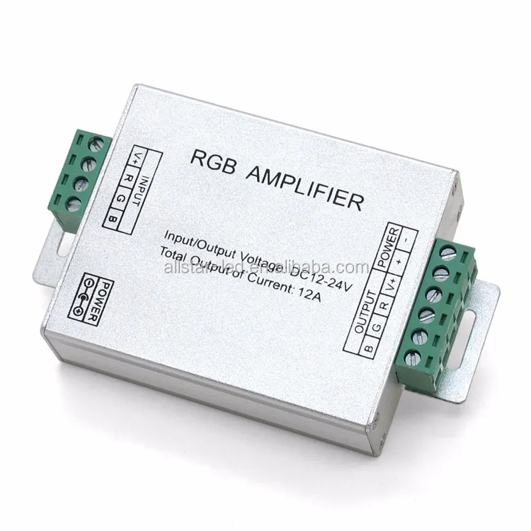 DC5-24V светодиодный контроллер усилителя для RGB RGBW + CCT RGBWW RGBCW 5050 3528 Светодиодная лента ретранслятор сигнала аксессуары