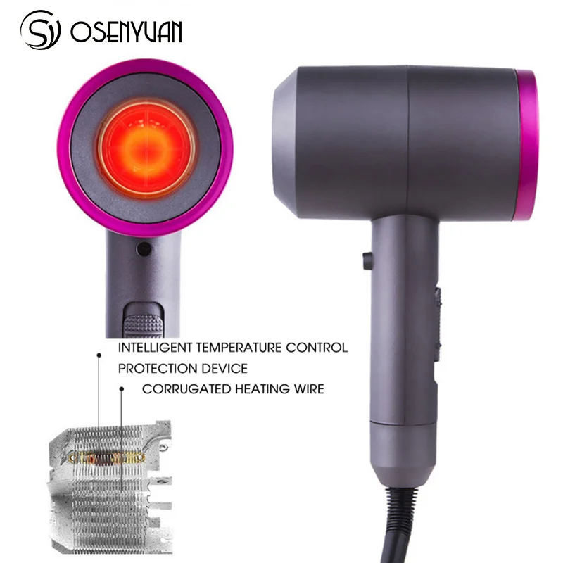 Профессиональный фен для волос, фен большой мощности для ремонта волос, воздуходувка с постоянной температурой