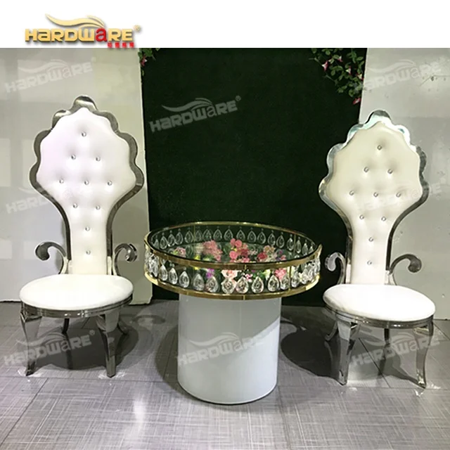 
Недорогой Королевский Свадебный Королевский престольный подлокотник Банкетный стул для продажи 