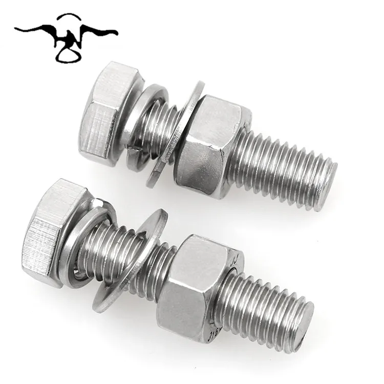 Factory direct sale stainless steel galvanized bolt and nut steel