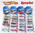 5pcs lot 100 Hotwheels cars miniatures hot sale Original race cars scale models mini alloy cars