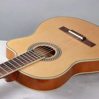 39 Inch Spruce Acoustic Guitar with Rosewood Fingerboard, ODM