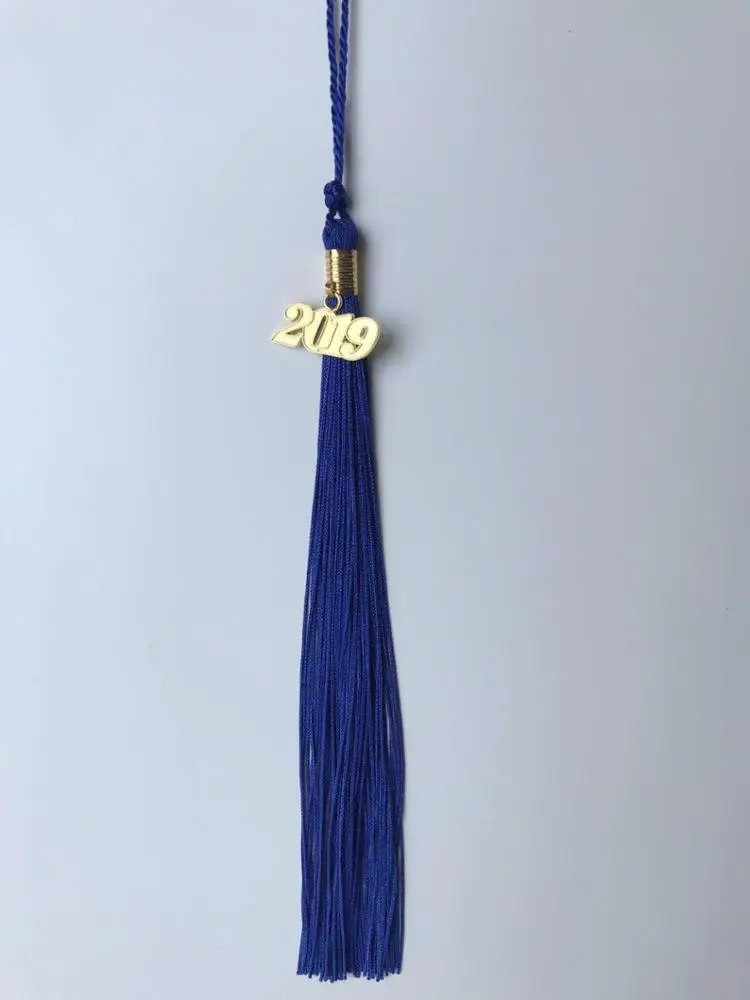 2019 Hot Sale Graduation Cap Tassel with Year Charm Total
