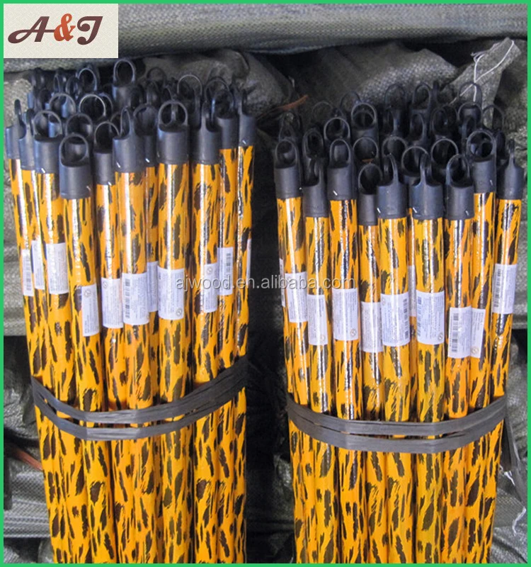 Leopard Print PVC Coated Wood Flooring with PP Broom Head