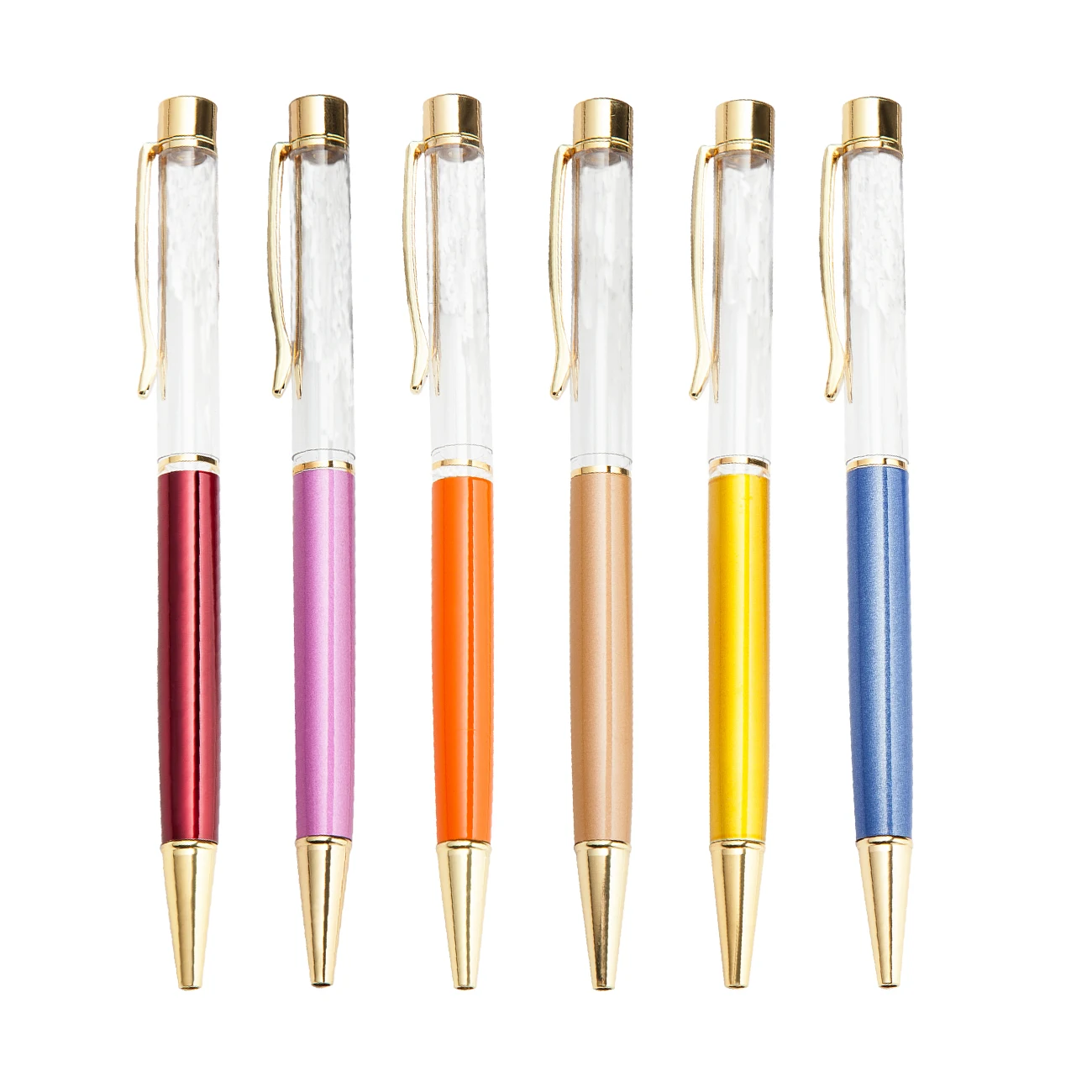 Горячая Распродажа, декоративная металлическая ручка, пустая трубка, шариковая ручка «сделай сам»