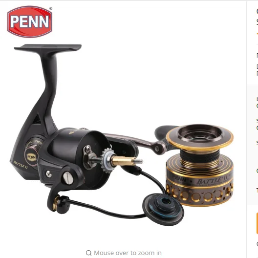 4000 spinning reel penn battle international