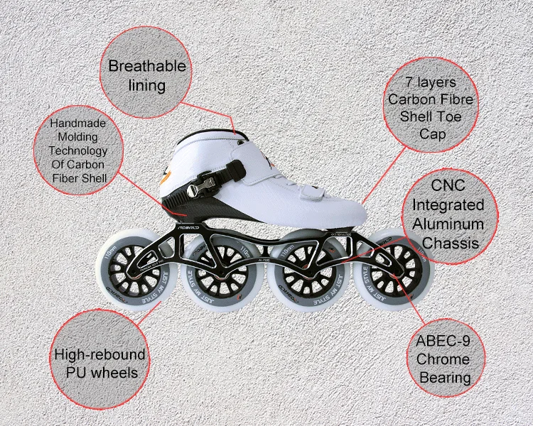 Handmade Inline Speed Skates - Professional Performance