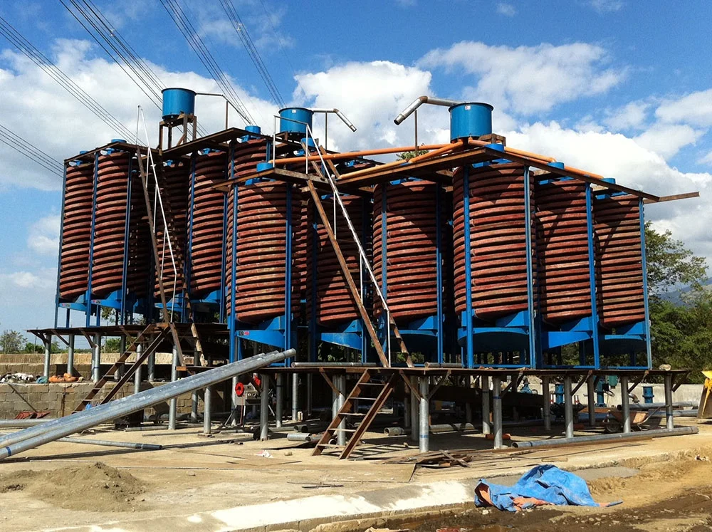 Spiral Separator Zircon Ore Sand Processing