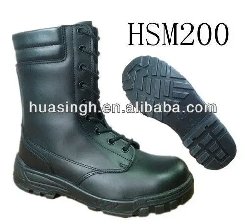 DH,HSM black side zipper essential equipment supplier for army tactical boots
