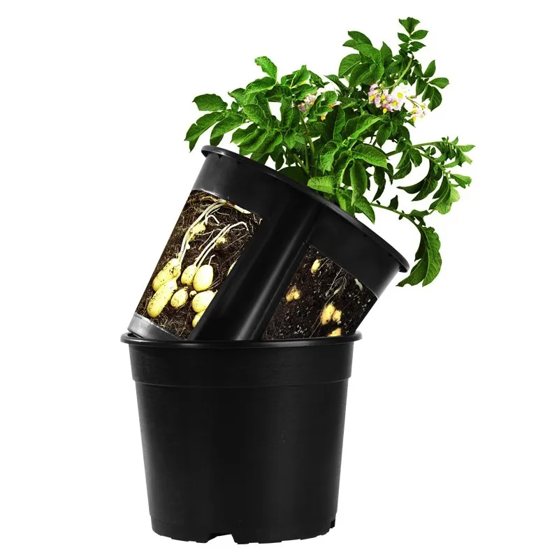 Plastic Material Black Potato Planting Pots Potato Grow Pots Buy Potato Grow Pots Potato Planting Pots Plastic Grow Pots Product On Alibaba Com