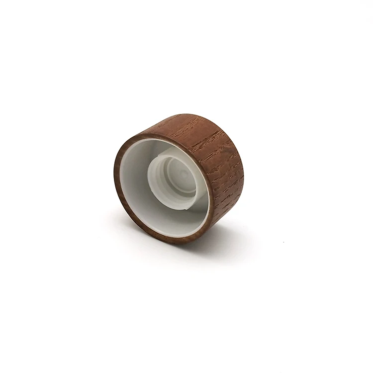 Plastic white cosmetic cream PE packaging tube with wood cap 200ml