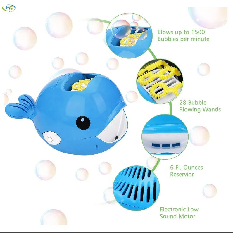 Durable and Portable Bubble Machine Automatic Bubble Maker with a Bottle of Bubble Solution Easy to Use for Kids