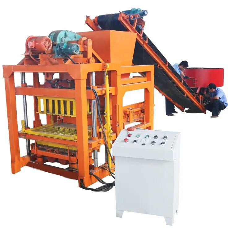 QTJ4-28 Concrete Hollow Block Making Machine Tunisia   Fly Ash Brick Block Making Machine on Sale