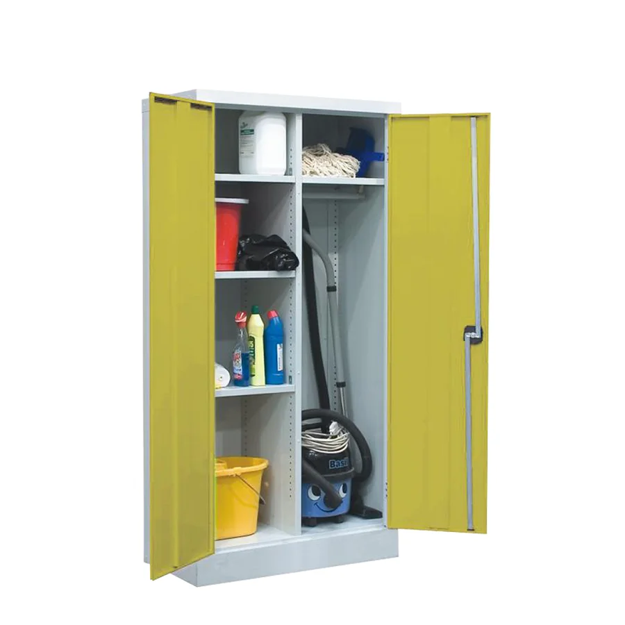 Современный стальной шкаф для мебели Двухстворчатая дверь спальни стальная подвесная одежда