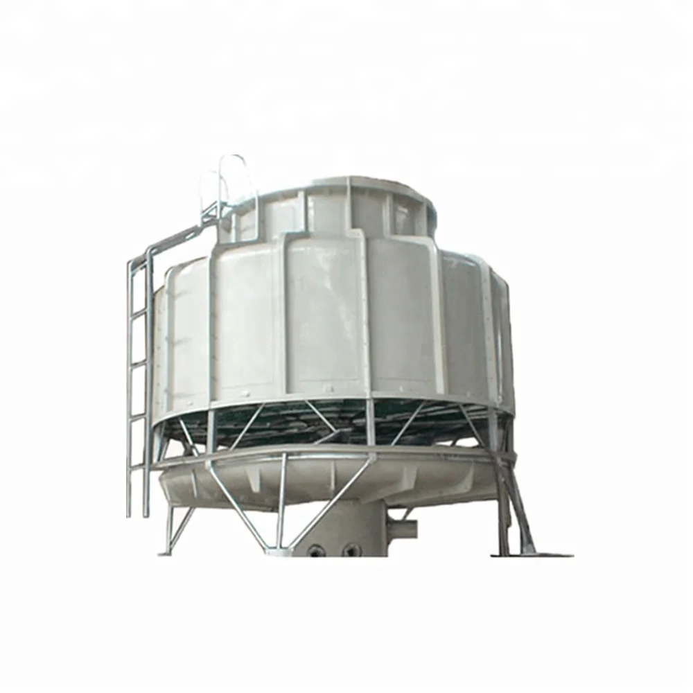 100T Cooling Capacity FRP Water Circuit Cooling Tower Oven New Counter Flow Design Motor Fan Pump Core PVC Manufacturing Plants