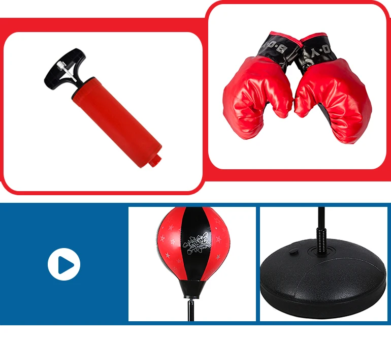 Pallina Speed Bag Da Tavolo - Con Ventosa Per Allenamento Boxe