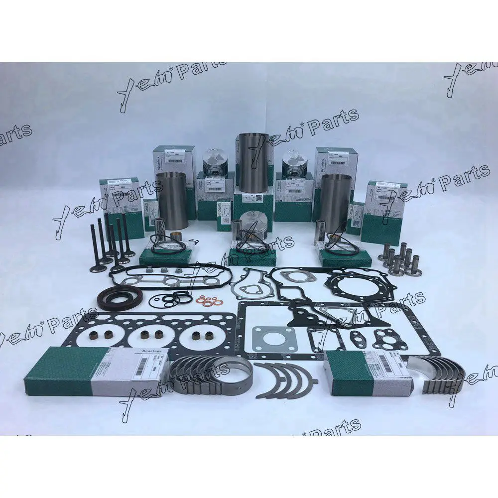 D902 Engine Rebuild Kit With Gasket Kit Engine Valves Bearings Set for Kubota 2