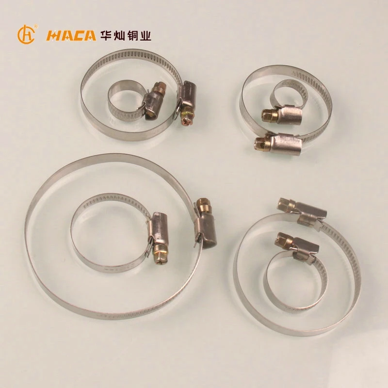 
HUACAN HC1056 Customized Tube or Pipe Fittings Stainless Steel Hose Clamp 