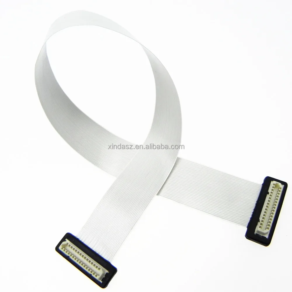 OEM Customized Both End HRS DF9-31P Female to Female Connector 31 Pin Lvds Ffc Flat Cable for Lcd Panel
