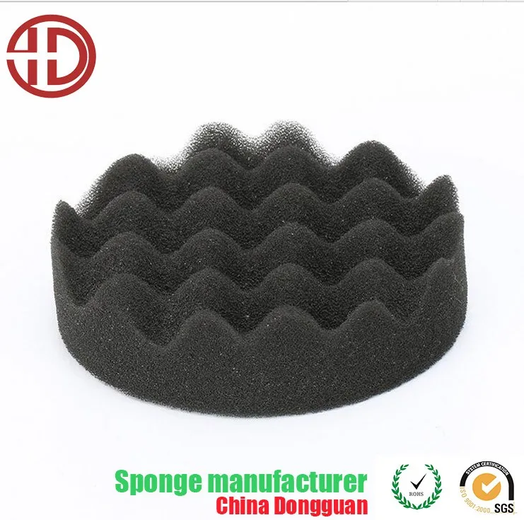 Protective Foam Inlay Wave Shape Polyurethane Material Soft Foam Insert Packing Foam