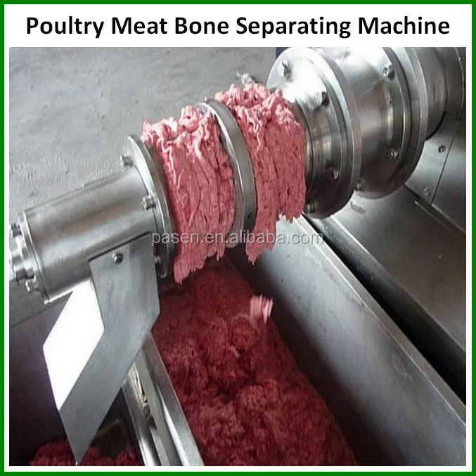 Poultry meat bone separator machine