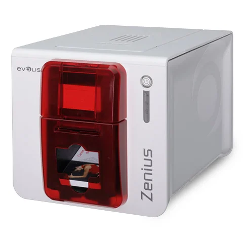 Student Employee School Government ID Card Evolis Zenius Single Side Plastic PVC ID Card Printer